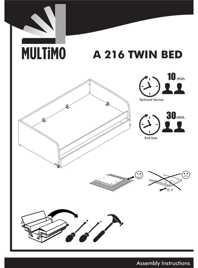 Multimo A 216 TWIN BED User manual Multimo A 216 TWIN BED User manual