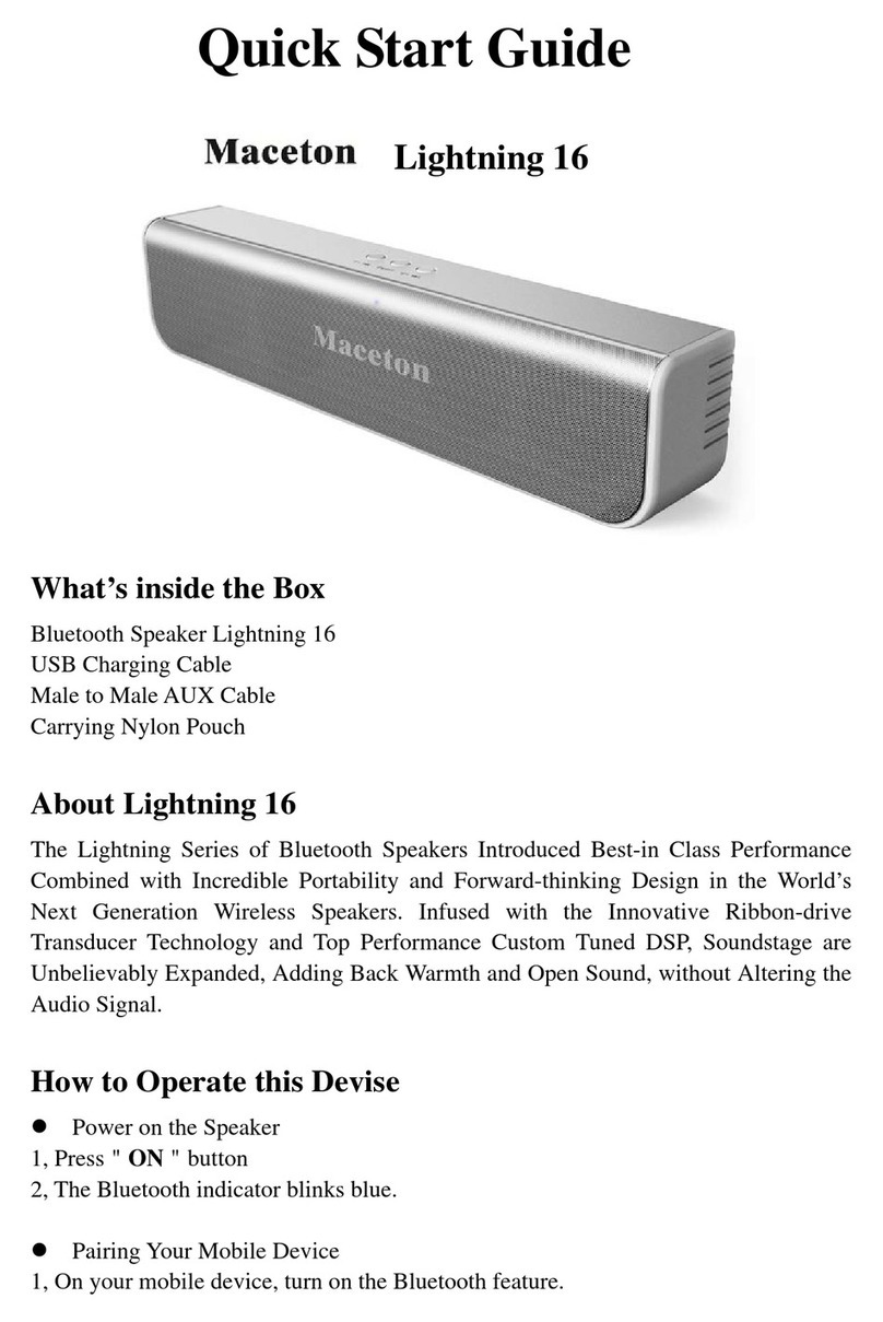 Maceton Lightning 16 quick start guide