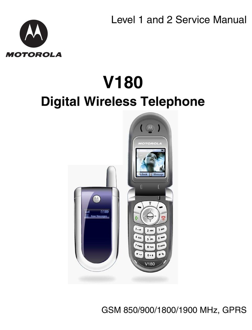Motorola V180 User manual