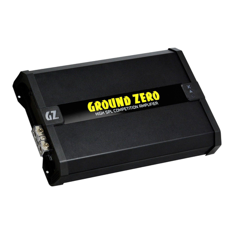 Ground Zero GZCA 8.0K-SPL User manual