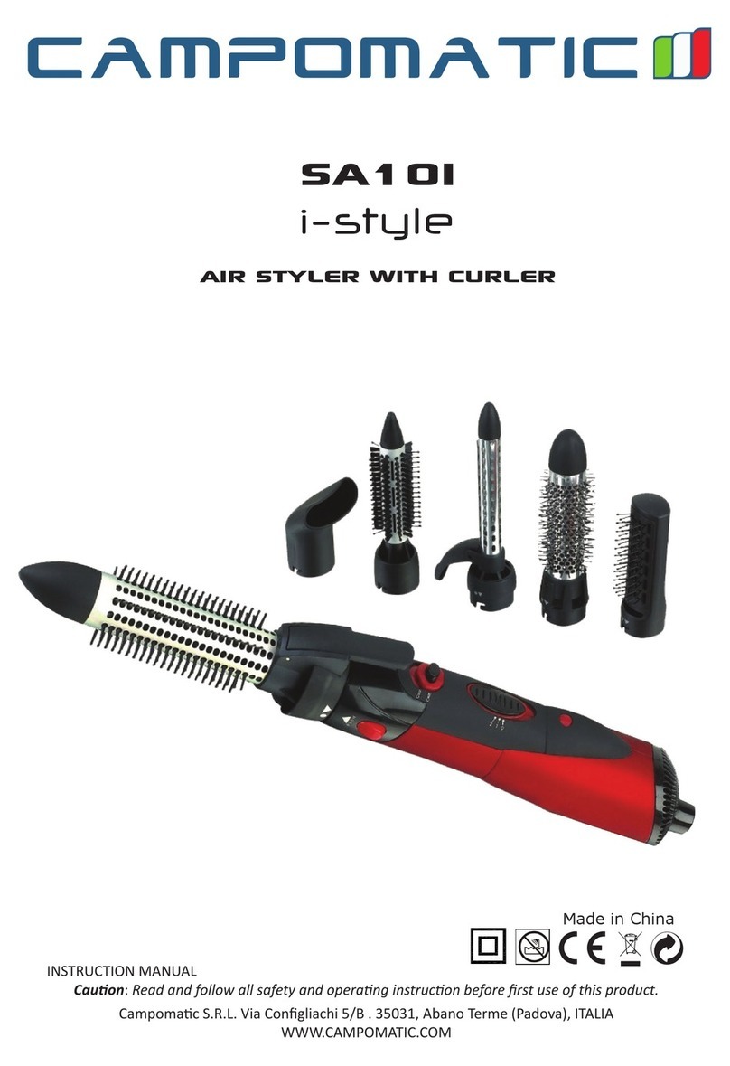 Campomatic SA10I i-style instruction manual
