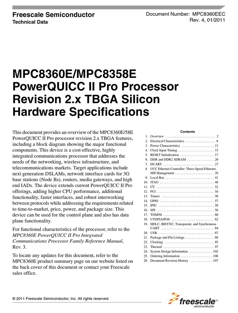 Freescale Semiconductor MPC8358E Owner's manual