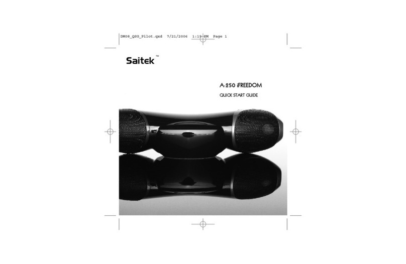 Saitek A-250 iFREEDOM quick start guide