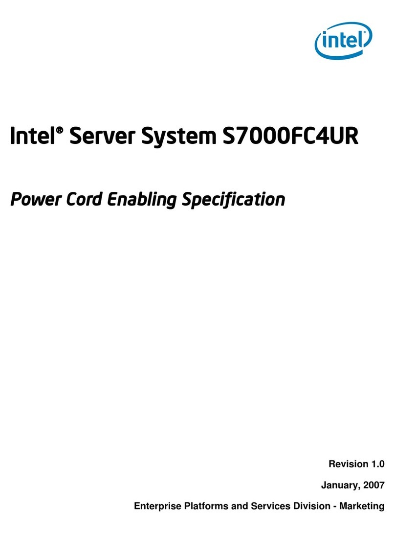 Intel S7000FC4UR - Server System - 0 MB RAM User manual