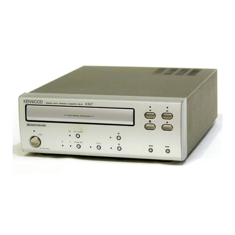 Kenwood X-SG7G User manual