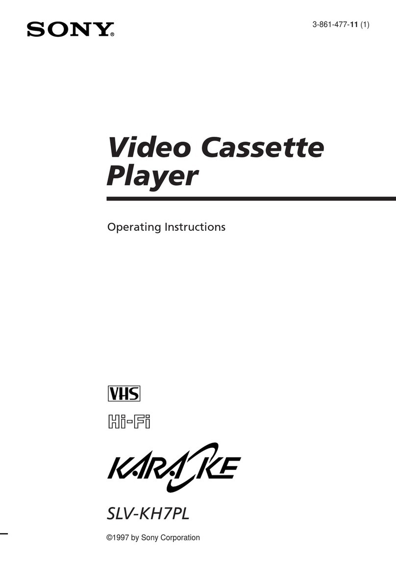Sony SLV-KH7PL User manual