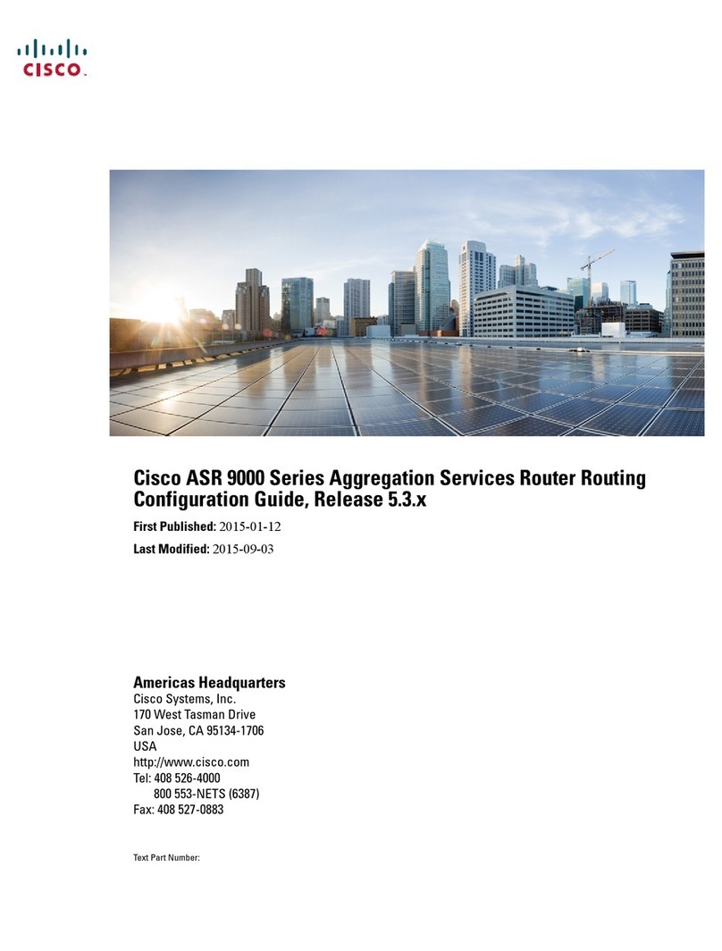 Cisco ASR 9000 Series User manual