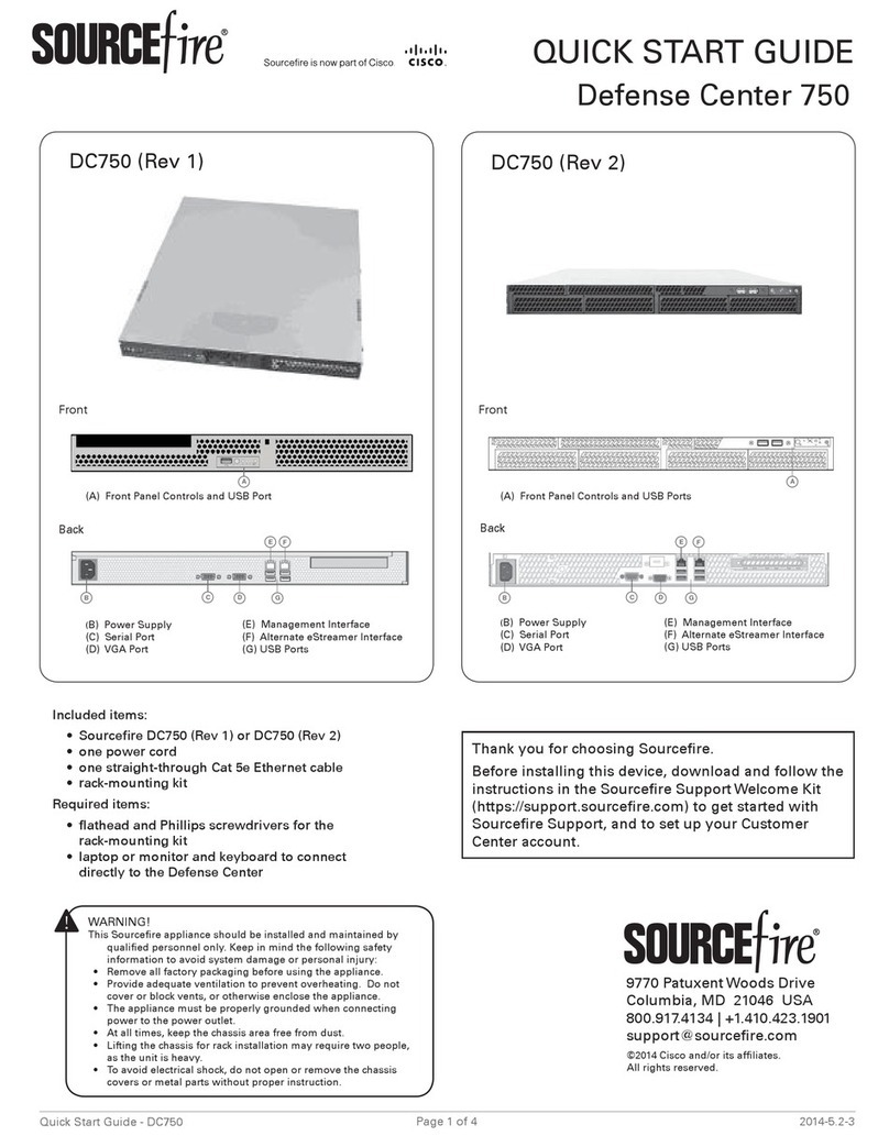 Source fire DC750 quick start guide