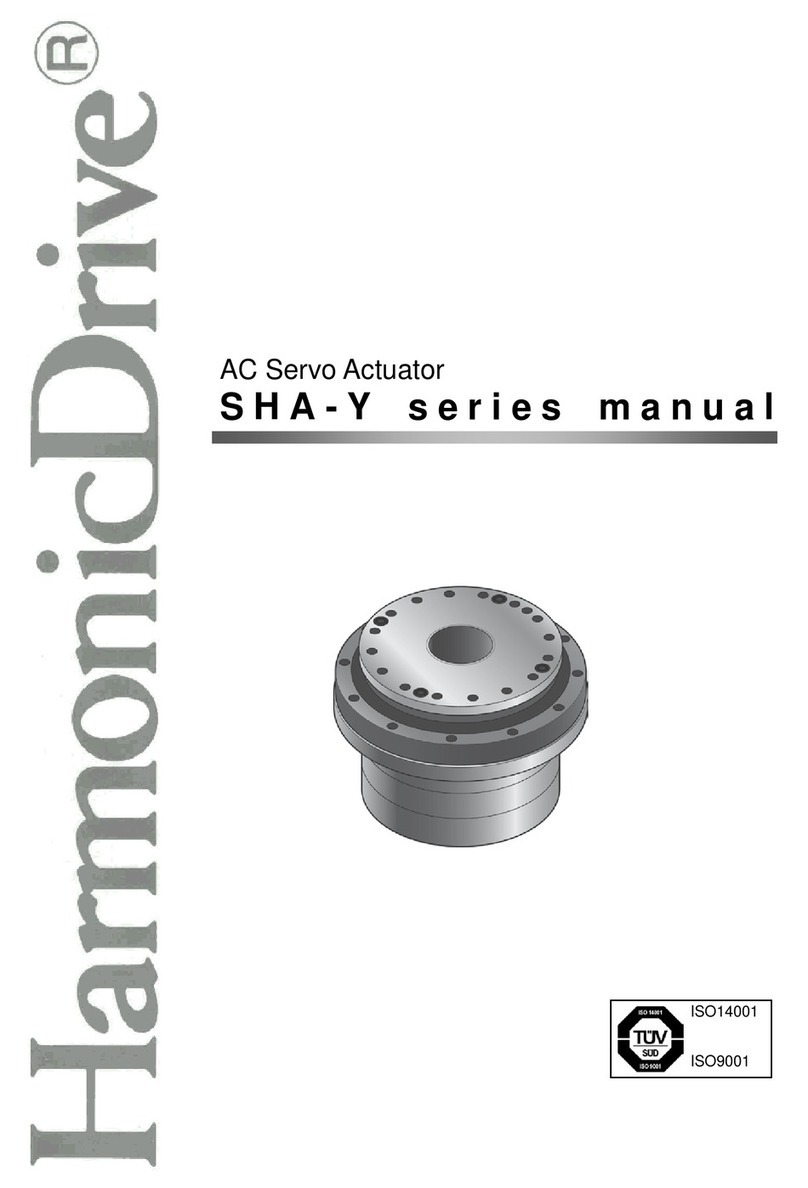 Harmonic Drive SHA - Y series User manual