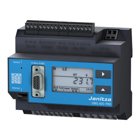 janitza UMG 605 PRO User manual and technical data