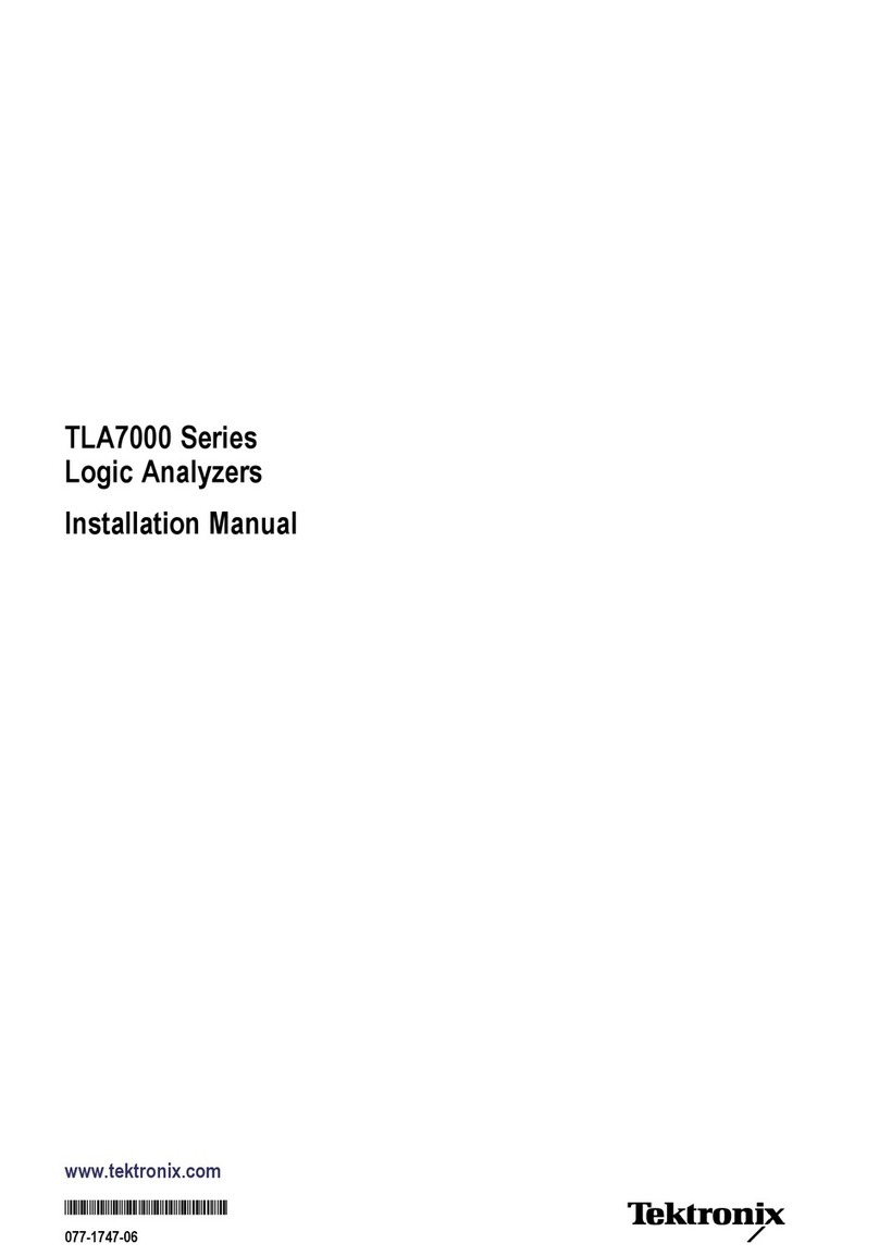 Tektronix TLA7000 Series User manual
