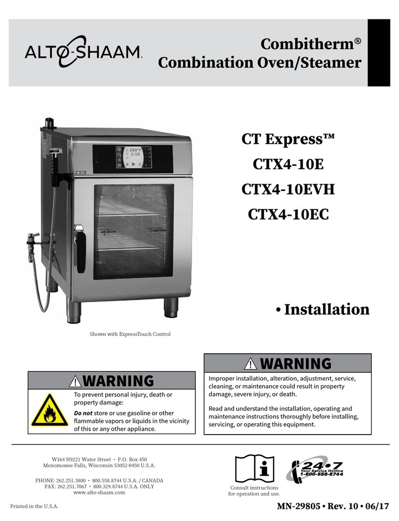 Alto-Shaam CT Express User manual