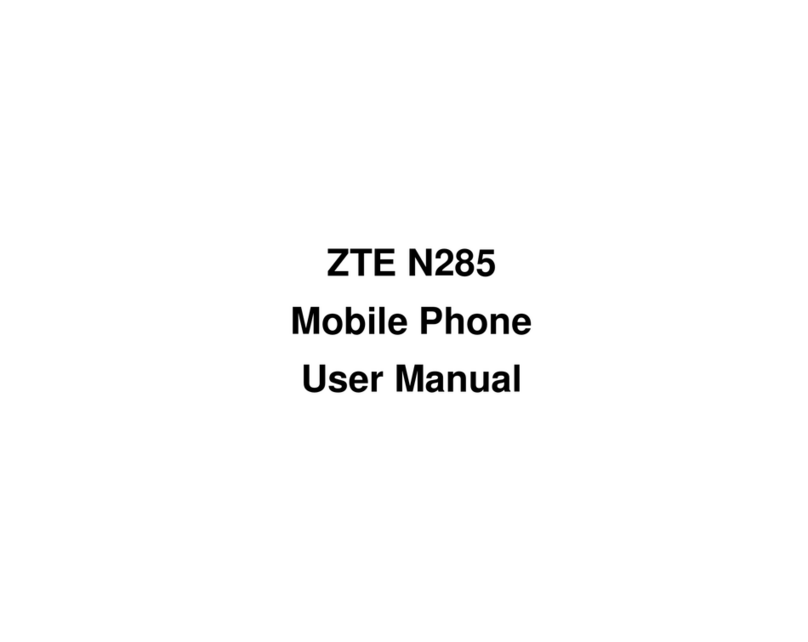 Zte N285 User manual Zte N285 User manual