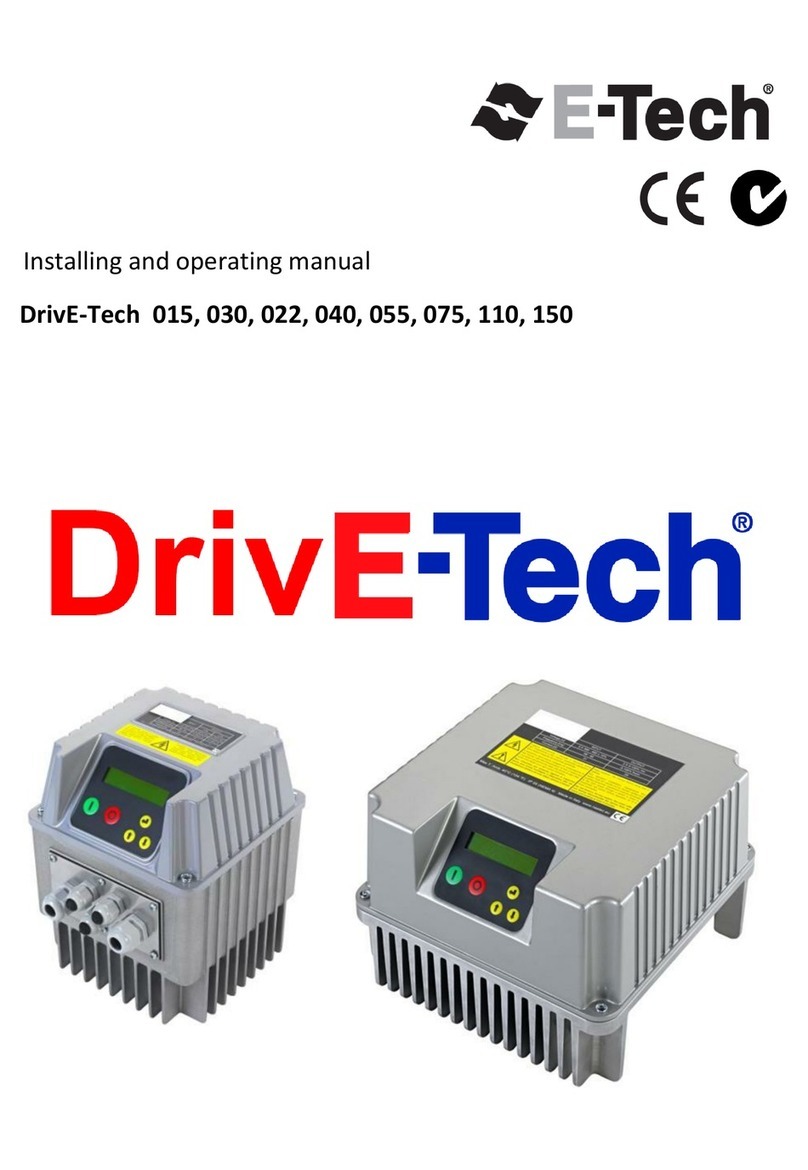 E-Tech DrivE-Tech 015 Wiring diagram