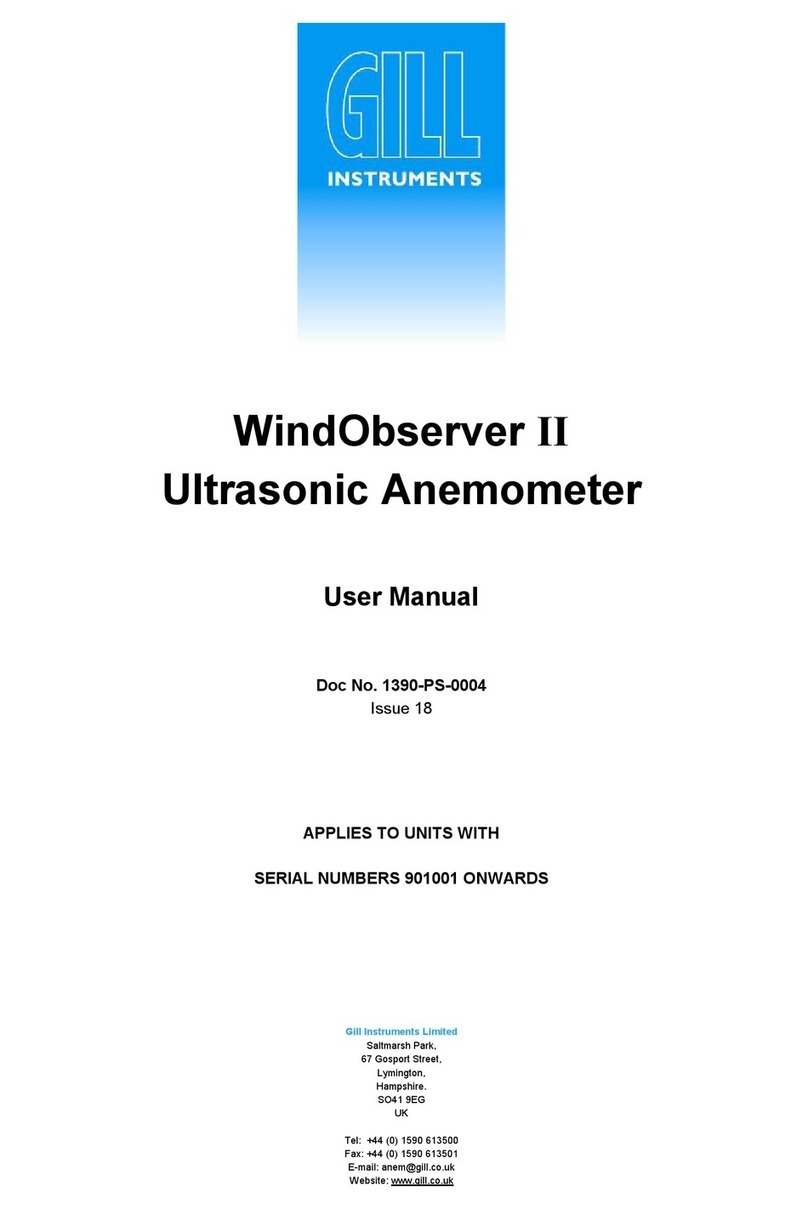 Gill Instruments WindObserver II User manual