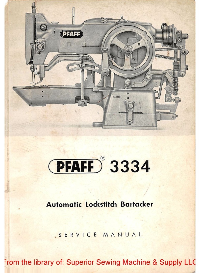 Pfaff 3334 User manual
