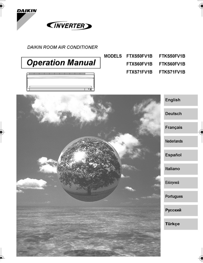Daikin FTKS50FV1B Operation manual