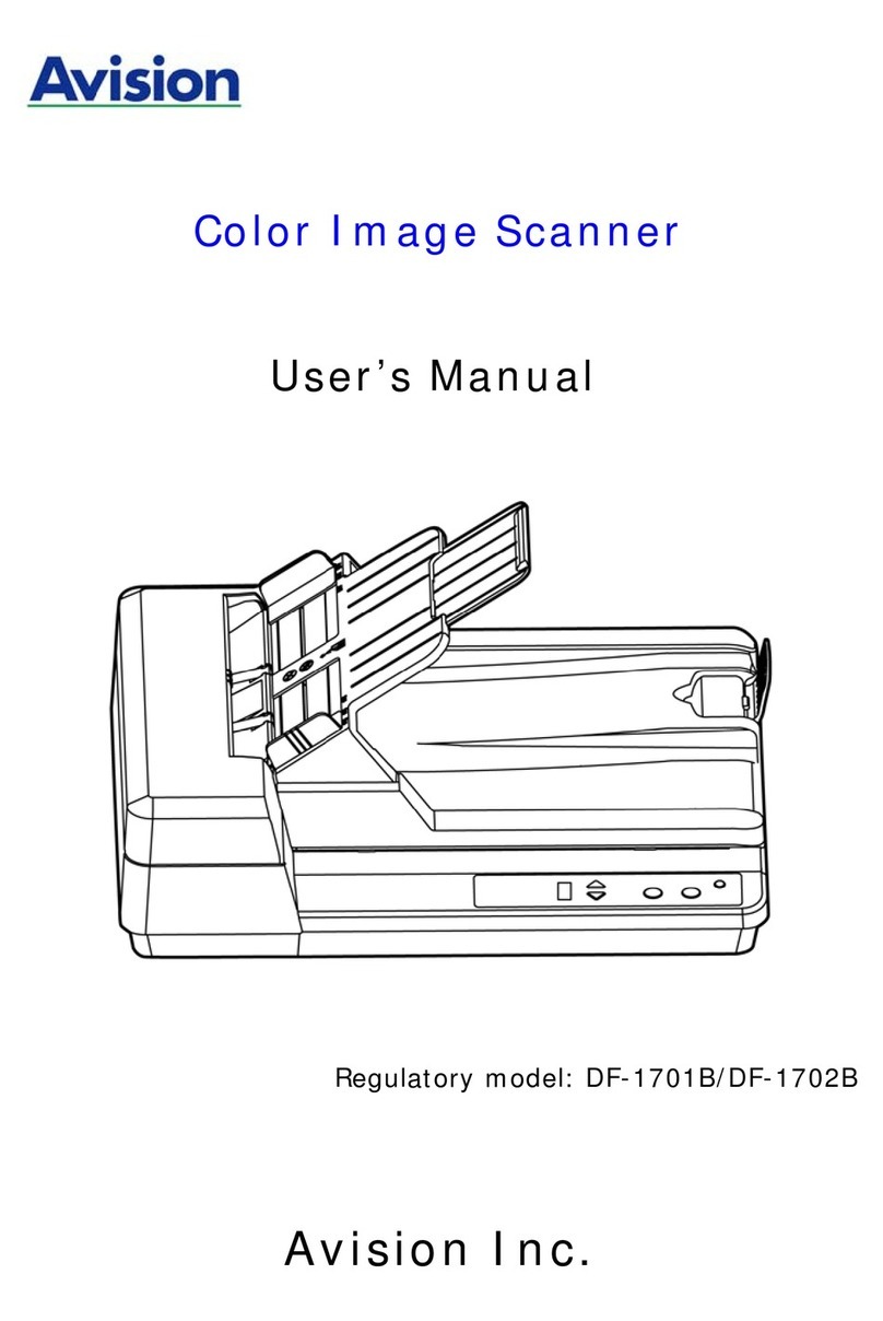 Avision DF-1701B User manual