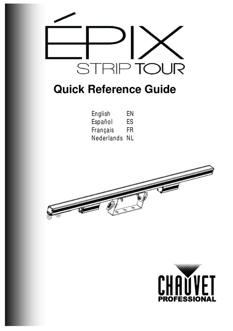 Chauvet EPIX STRIP TOUR Quick reference guide