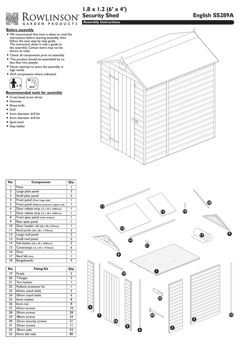 Rowlinson SS289A User manual