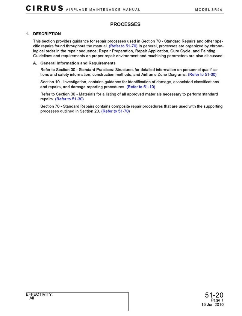Cirrus SR20 2010 Maintenance manual