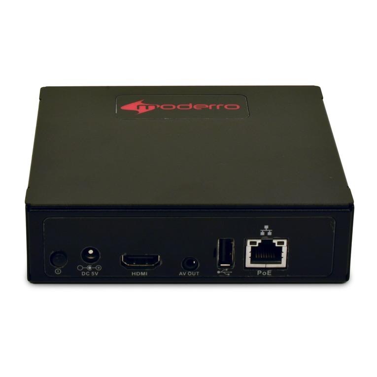 ViewSonic Moderro NMP012 User manual