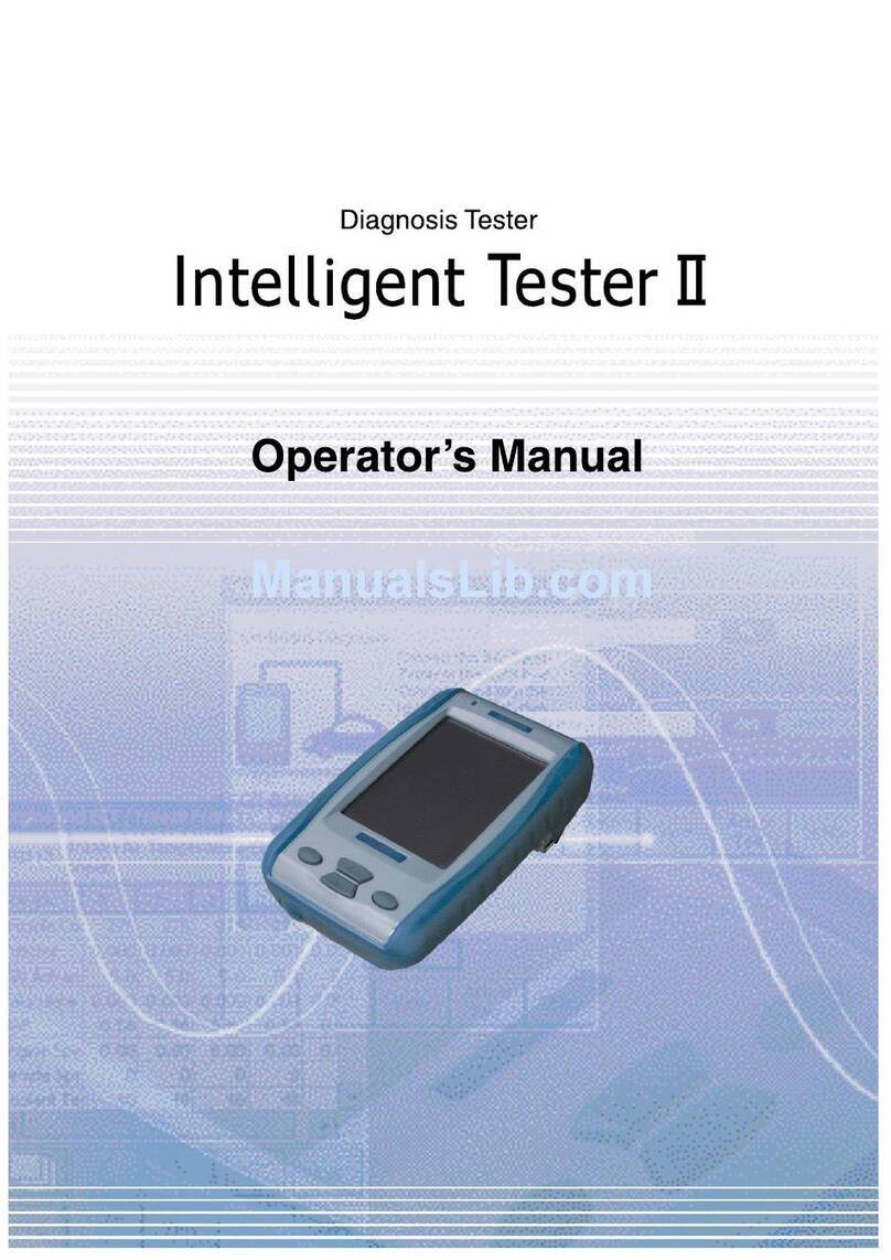 Denso Intelligent Tester II Operator's manual