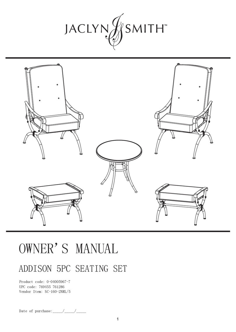 Jaclyn Smith ADDISON 5PC owner's manual