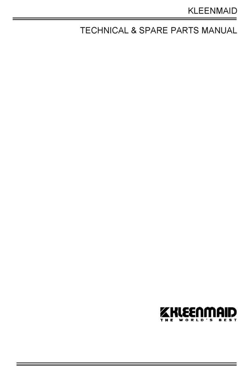 Kleenmaid TO70X/1 Technical manual
