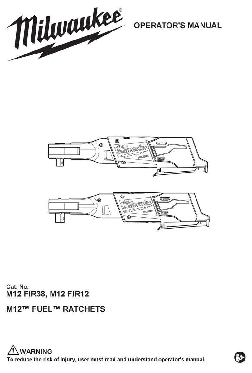 Milwaukee M12 FIR38 Operator's manual