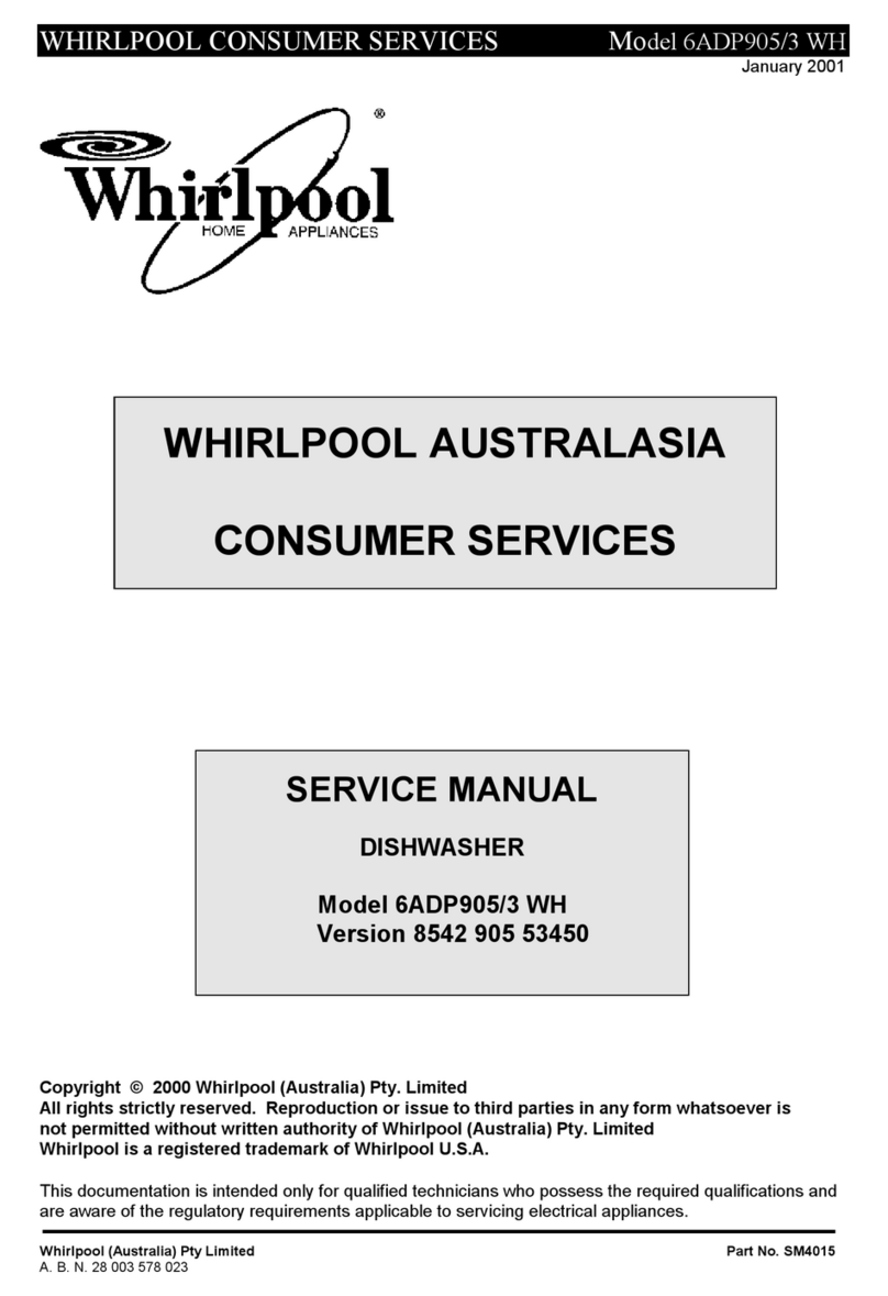 Whirlpool 6ADP905/3 WH Service manual