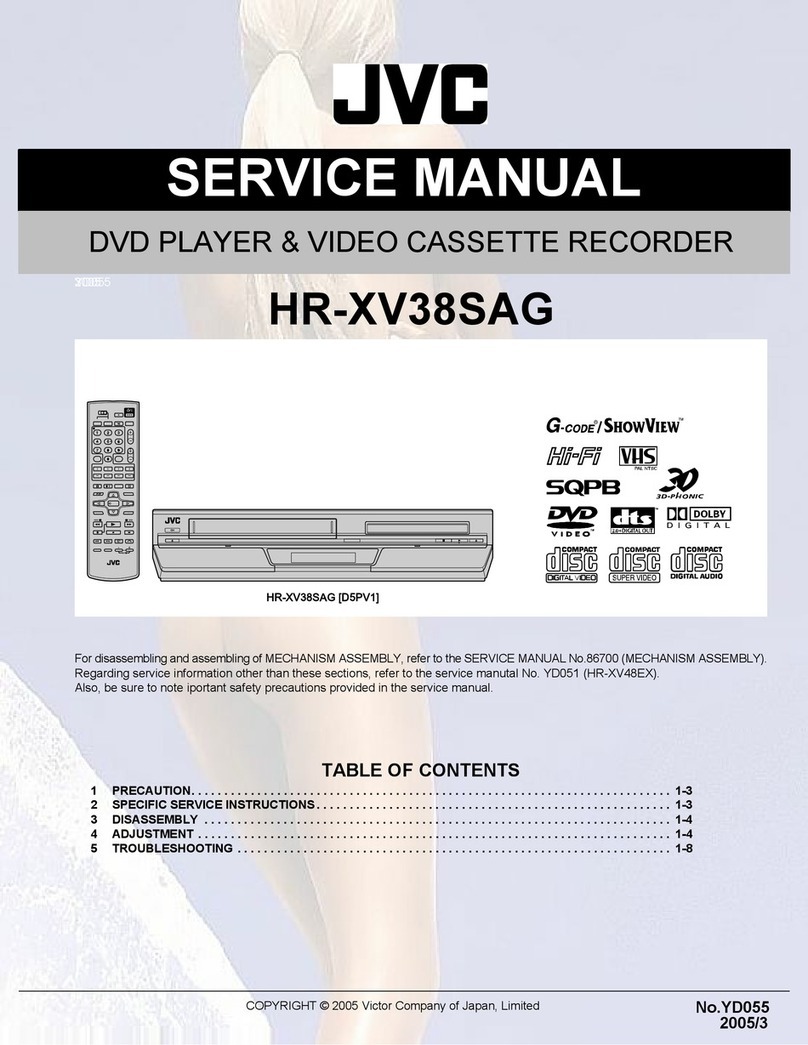 JVC HR-XV38SAG User manual