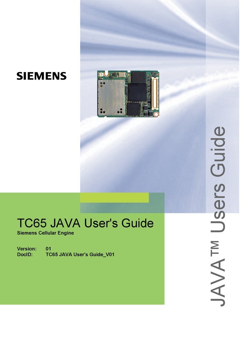 Siemens TC65 User manual