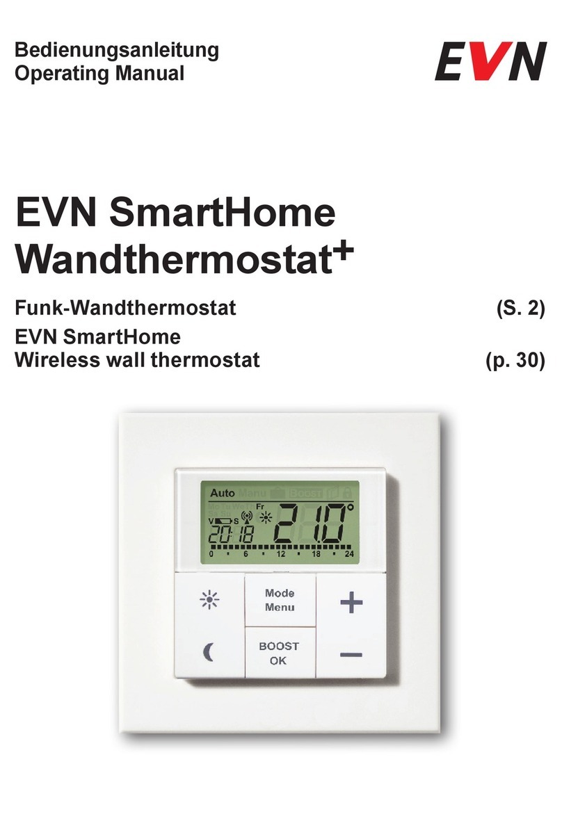 EVN SmartHome Wandthermostat Plus operating manual