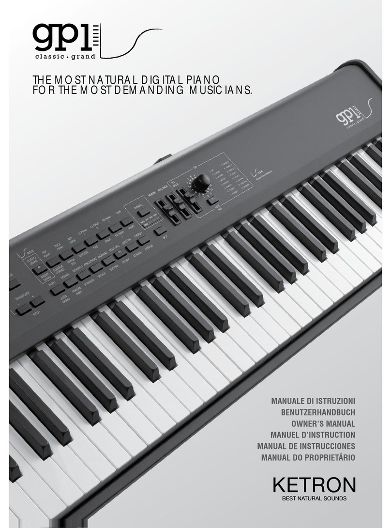 KETRON GP1 User manual