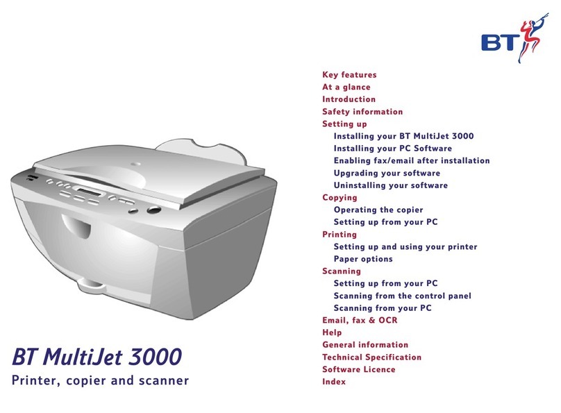 BT MULTIJET 3000 manual