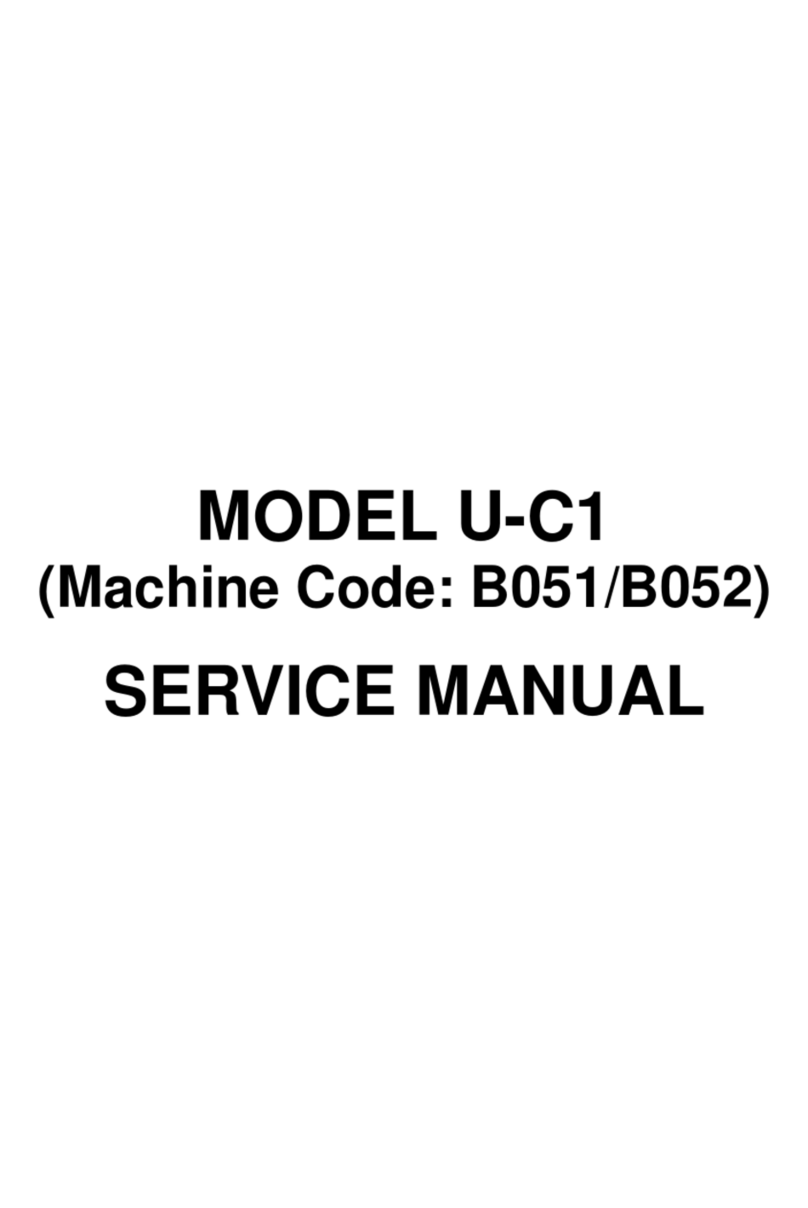 Ricoh U-C1 B051 User manual