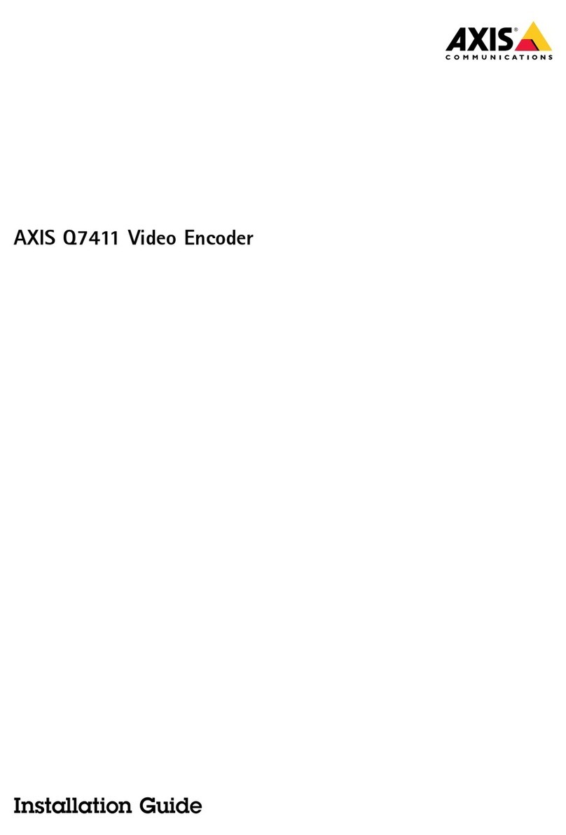 Axis Q7411 installation guide