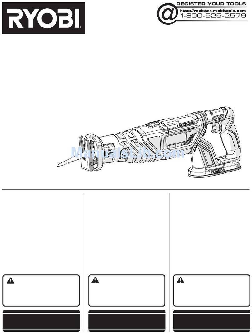 Ryobi p817 User manual
