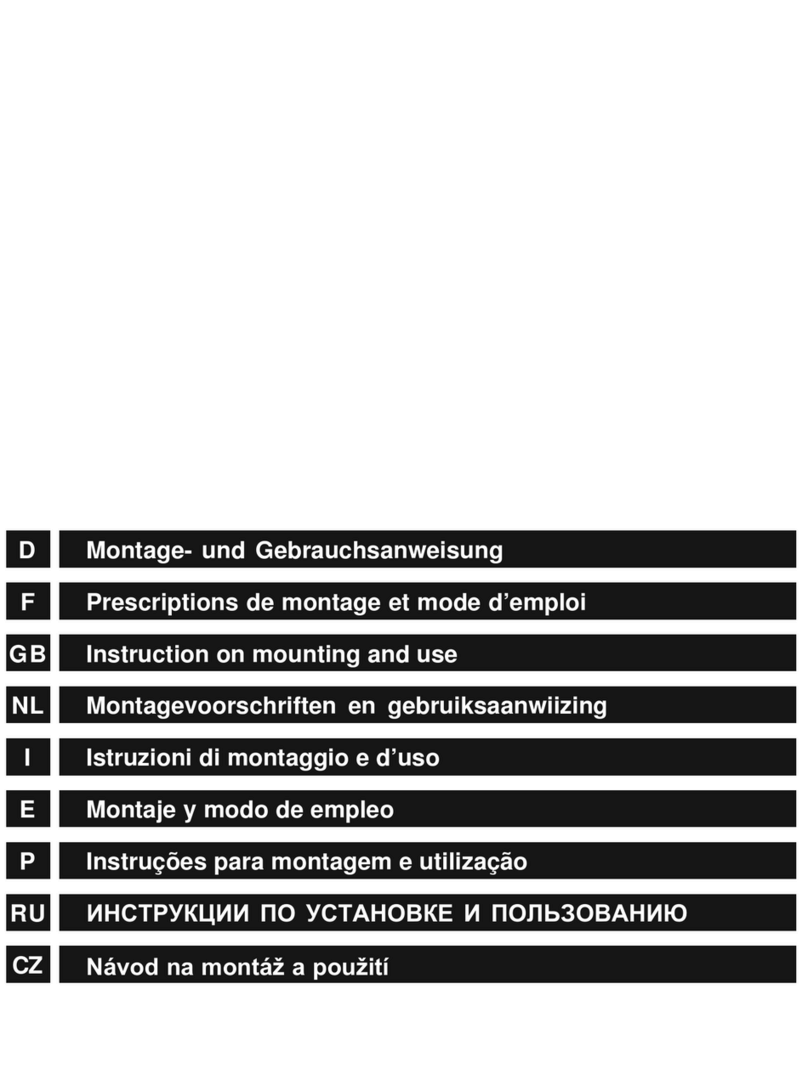 ELICA ELIPLATE Technical manual