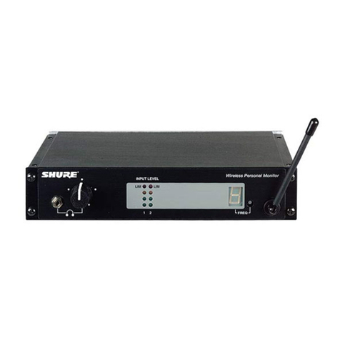 Shure P4T User manual