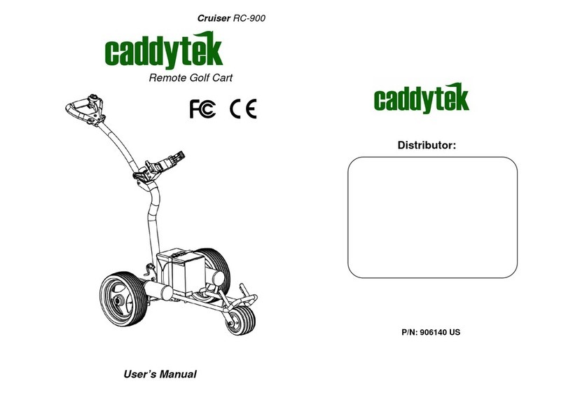 Caddytek Cruiser RC-900 user manual