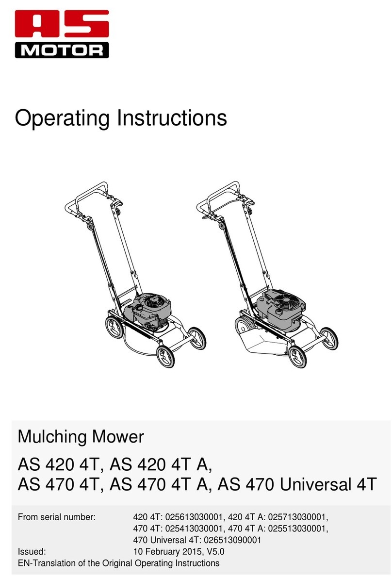 AS MOTOR AS 420 4T A operating instructions