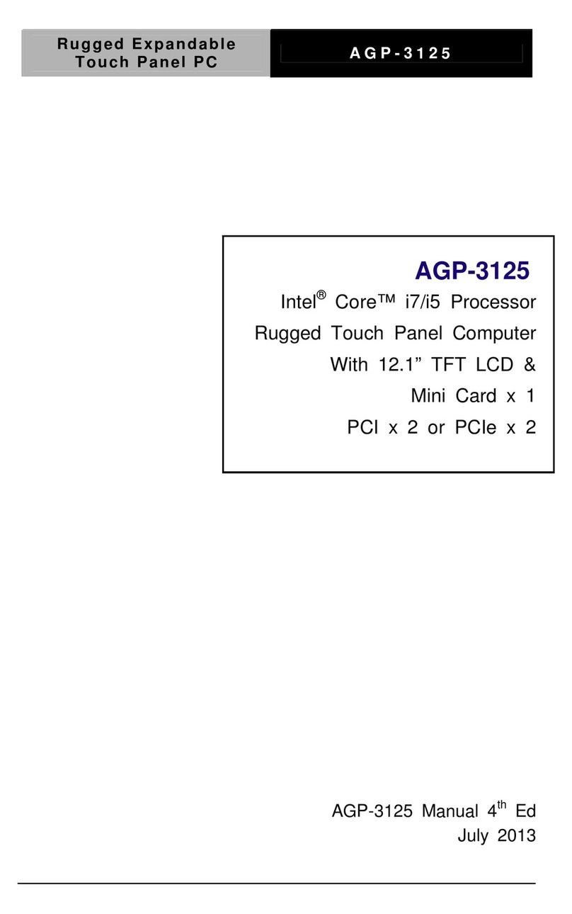 Aaeon AGP-3125 User manual Aaeon AGP-3125 User manual