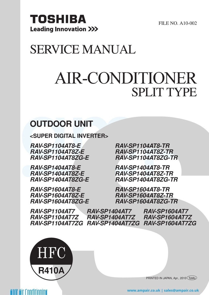 Toshiba RAV-SP1104AT8-E User manual