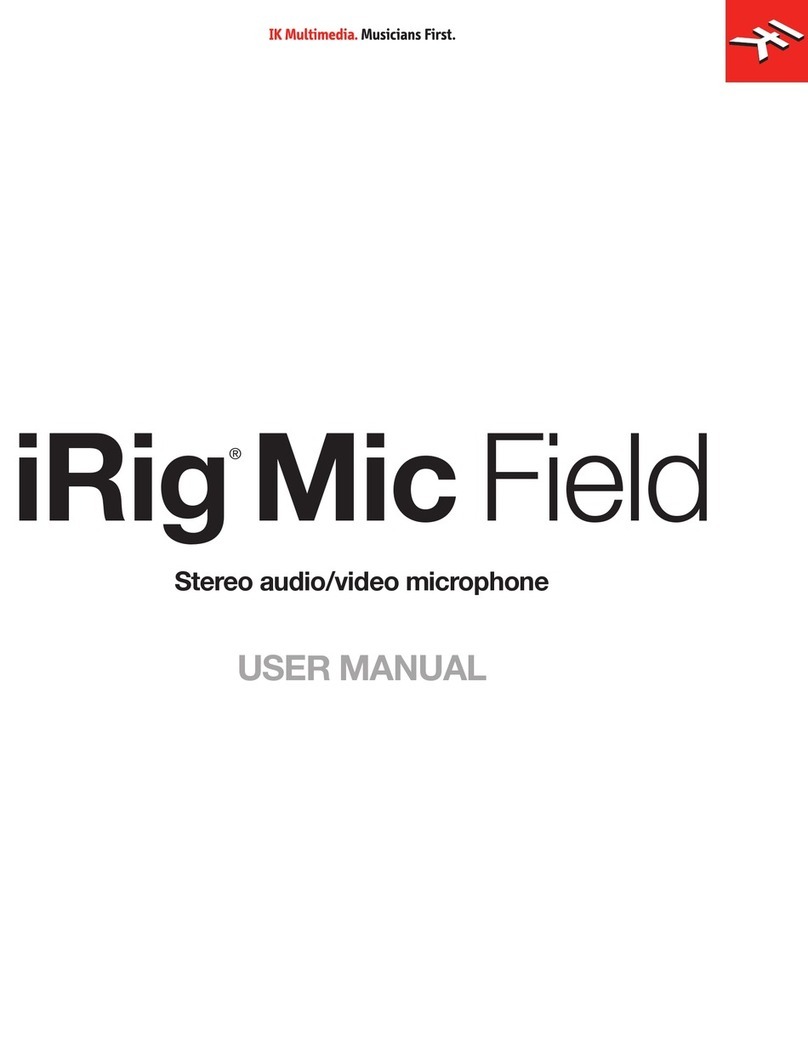IK Multimedia iRig Mic Field User manual IK Multimedia iRig Mic Field User manual