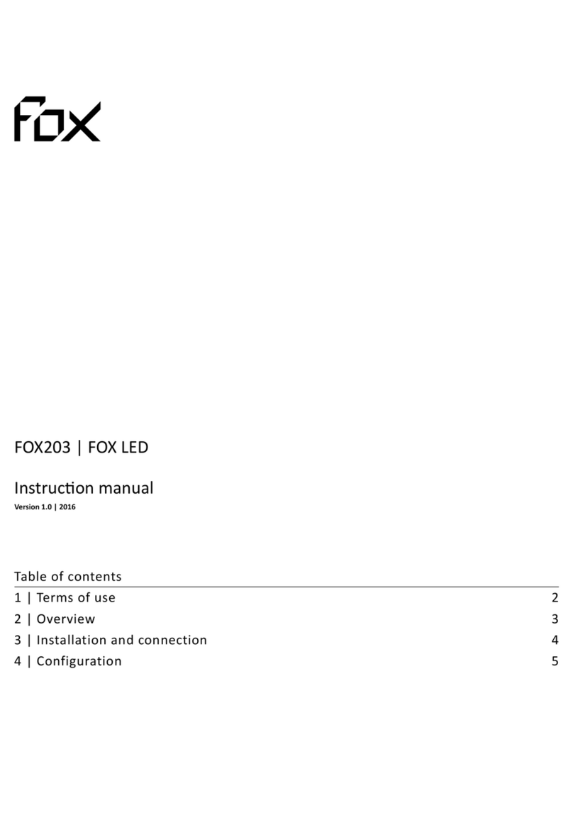 Fox FOX203 instruction manual