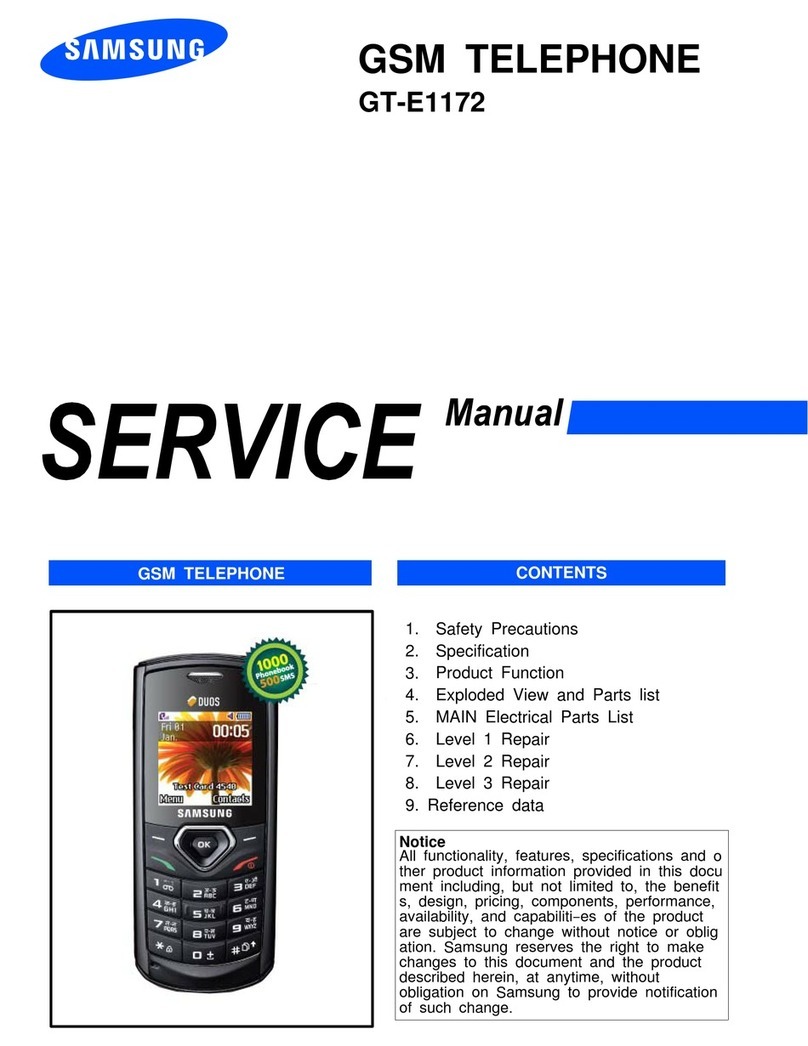 Samsung GT-E1172 Service manual