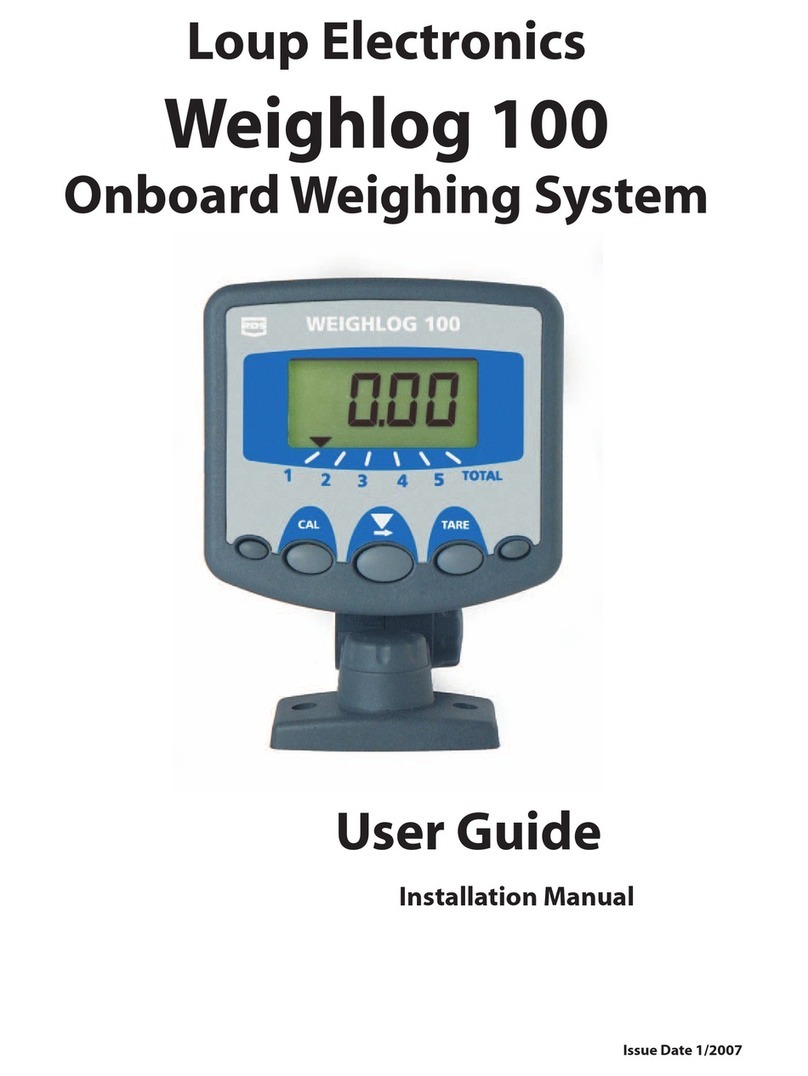 Loup Electronics Weighlog 100 User guide and installation manual