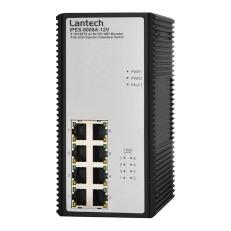 Lantech IPES-0008A-12V User manual